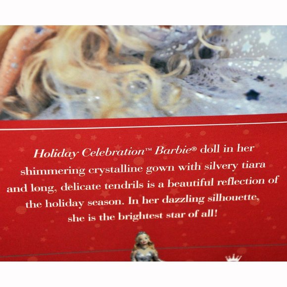2001 Vintage Holiday Celebration Barbie Special Edition NIB Barbie Doll - Picture 5 of 7